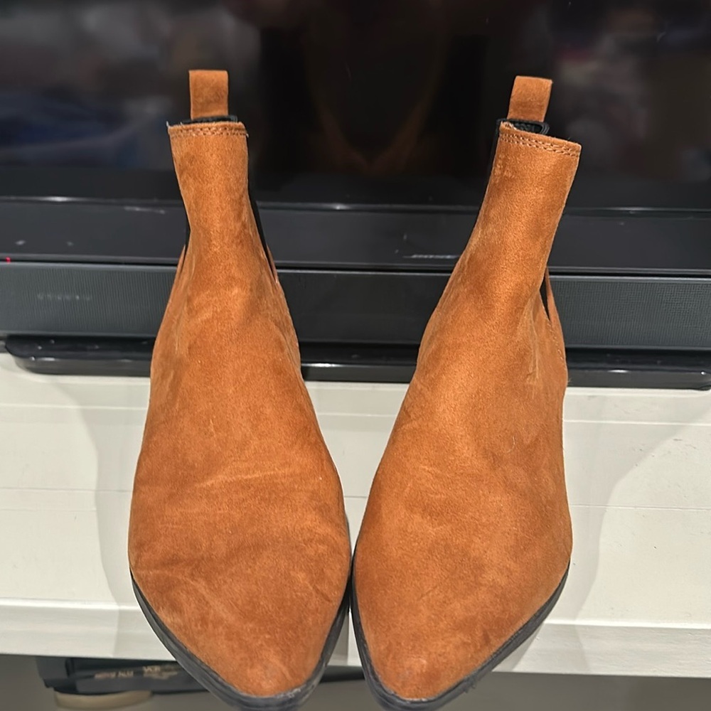 Gently used caramel color boots. A New Day brand. Size 6